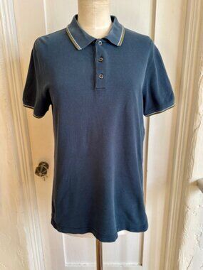 Prada Blue Polo Shirt Size Medium